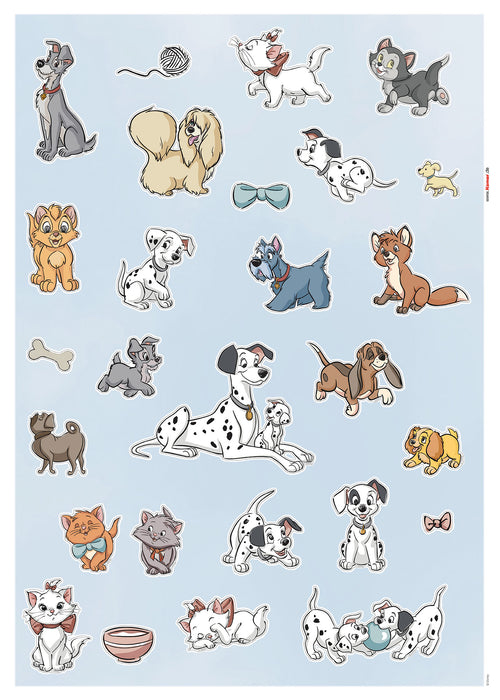 Wandtattoo | Disney Cats and Dogs | 50 x 70 cm