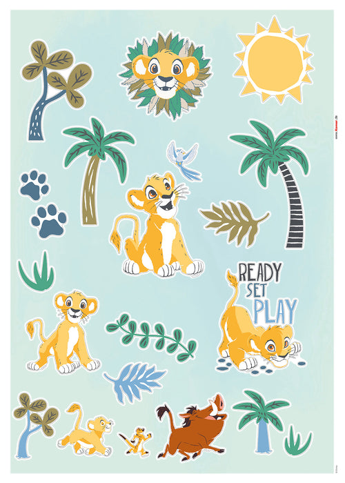 Wandtattoo | Lion King Palmtrees | 50 x 70 cm