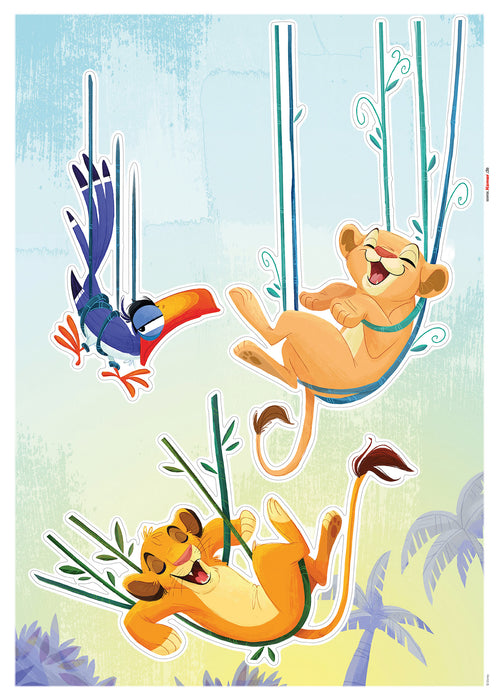 Wandtattoo | Lion King Relax | 50 x 70 cm