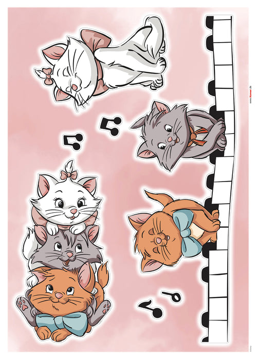 Wandtattoo | Aristocats Kittens | 50 x 70 cm