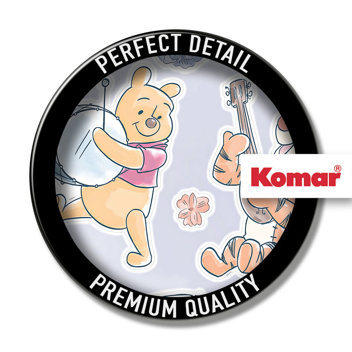 Wandtattoo | Winnie the Pooh | Flowers & Music | 50 x 70 cm