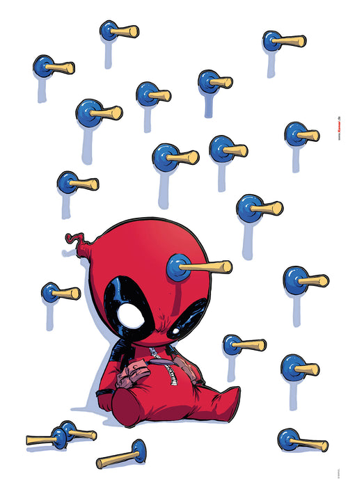 Wandtattoo | Deadpool Shootout | 50 x 70 cm
