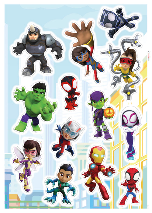 Komar NEU | Wandtattoo - Spidey and Friends - Größe 50 x 70 cm