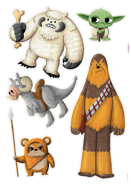 Wandtattoo | Star Wars friendly Monsters | 50 x 70 cm