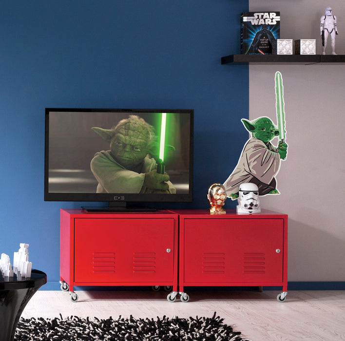 Komar NEU | Wandtattoo - Star Wars Yoda training Session - Größe 50 x 70 cm