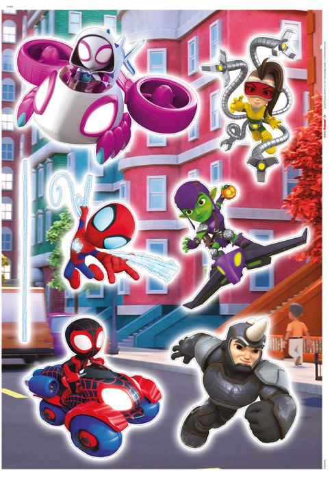 Wandtattoo | Spidey and His Amazing Friends Chasing | 50 x 70 cm