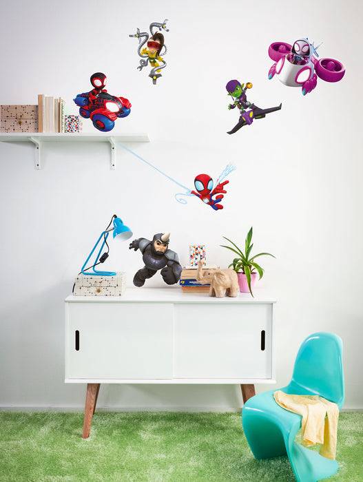 Wandtattoo | Spidey and His Amazing Friends Chasing | 50 x 70 cm