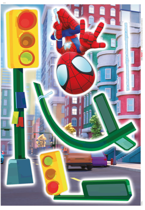 Wandtattoo | Spidey and His Amazing Friends Lamp Swing | 50 x 70 cm