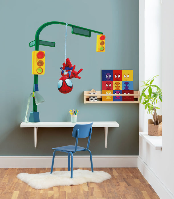 Wandtattoo | Spidey and His Amazing Friends Lamp Swing | 50 x 70 cm