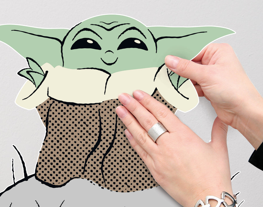 Wandtattoo | Star Wars The Mandalorian Grogu Enchanted Frogs | 50 x 70 cm