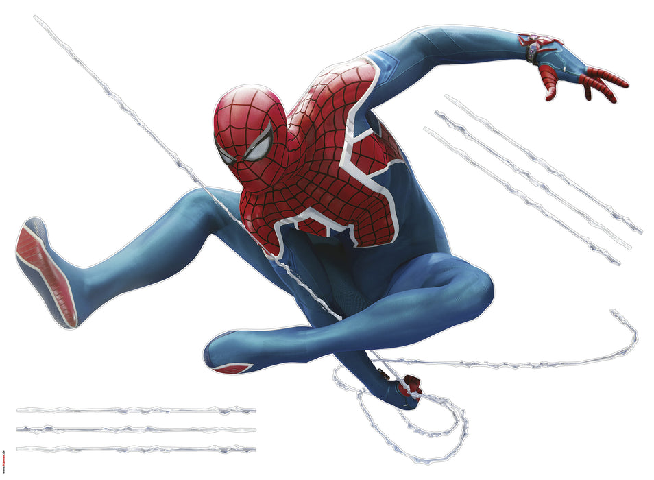 Komar NEU | Komar Wandtattoo - Marvel Spider-Man Epic Swinging - Größe 70 x 100 cm