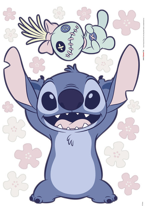 Komar NEU | Komar Wandtattoo - Disney Lilo and Stitch Lifesize - Größe 50 x 70 cm
