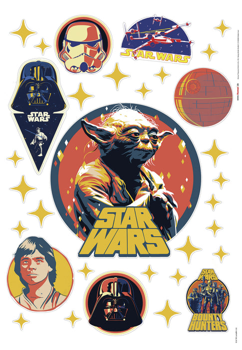 Wandtattoo | Star Wars Bounty Hunters | 50 x 70 cm