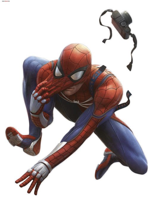 Komar NEU | Komar Wandtattoo - Marvel Spider-Man Camera - Größe 50 x 70 cm