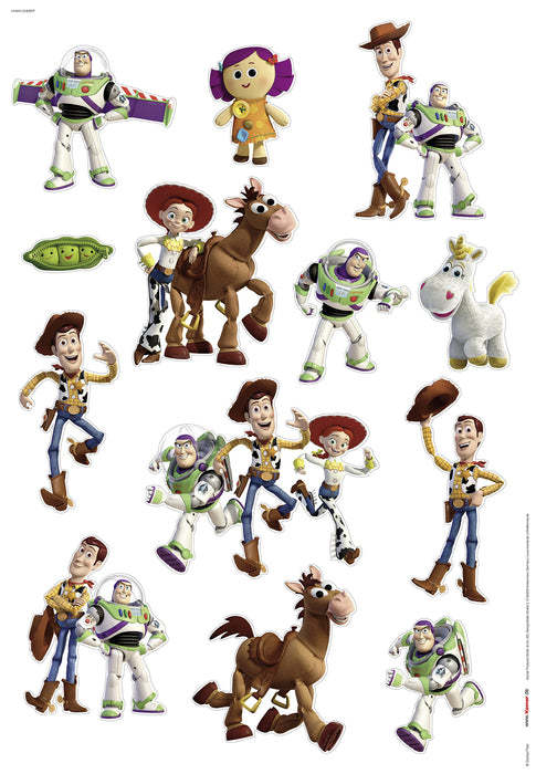 Komar NEU | Komar Wandtattoo - Disney and Pixar Toy Story Buddies - Größe 50 x 70 cm