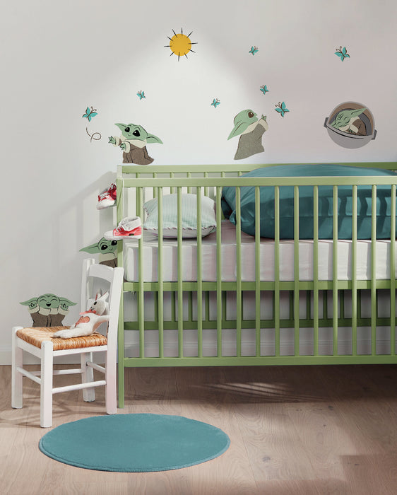 Komar NEU | Komar Wandtattoo - Star Wars The Mandalorian Grogu Sunshine - Größe 50 x 70 cm