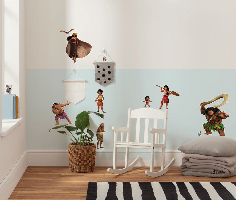 Wandtattoo | Disney Moana 2 Family | 50 x 70 cm