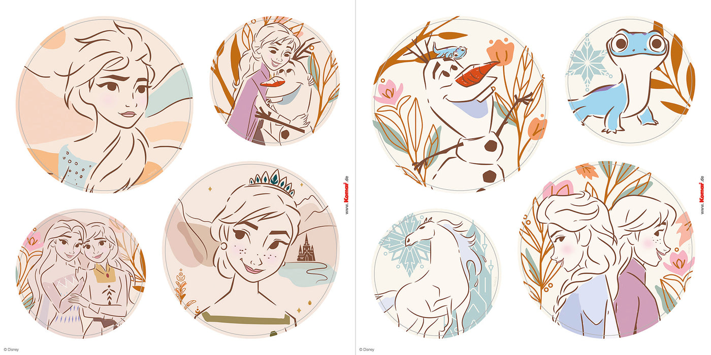 Komar NEU | Wandtattoo - Frozen Destiny - Größe 50 x 70 cm