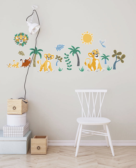 Komar NEU | Wandtattoo - Lion King Faraway Oasis - Größe 50 x 70 cm