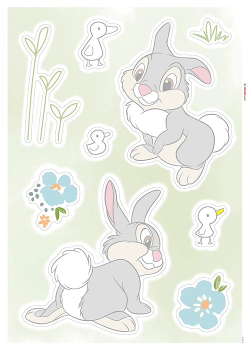 Komar NEU | Wandtattoo - Thumper Growing Carrots - Größe 50 x 70 cm