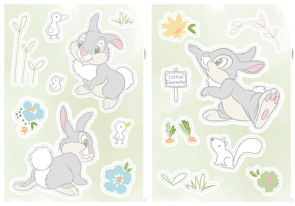 Wandtattoo | Thumper Growing Carrots | 50 x 70 cm