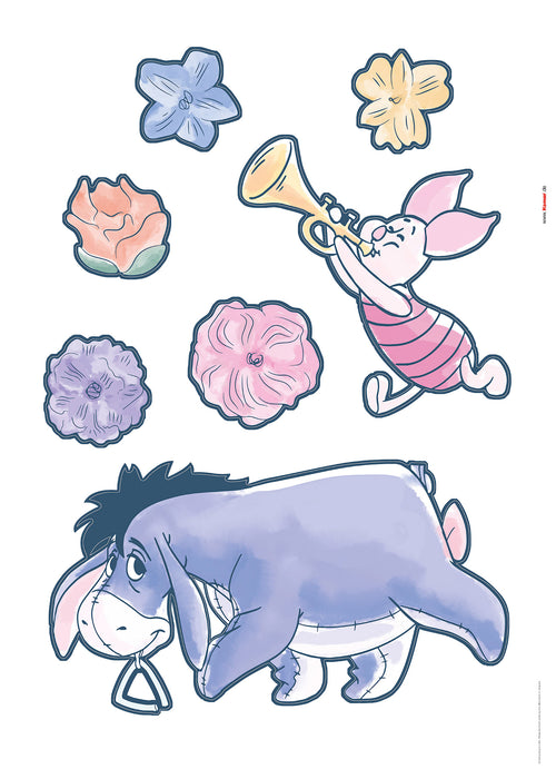 Komar NEU | Wandtattoo - Winnie the Pooh Rock-a-bye - Größe 50 x 70 cm