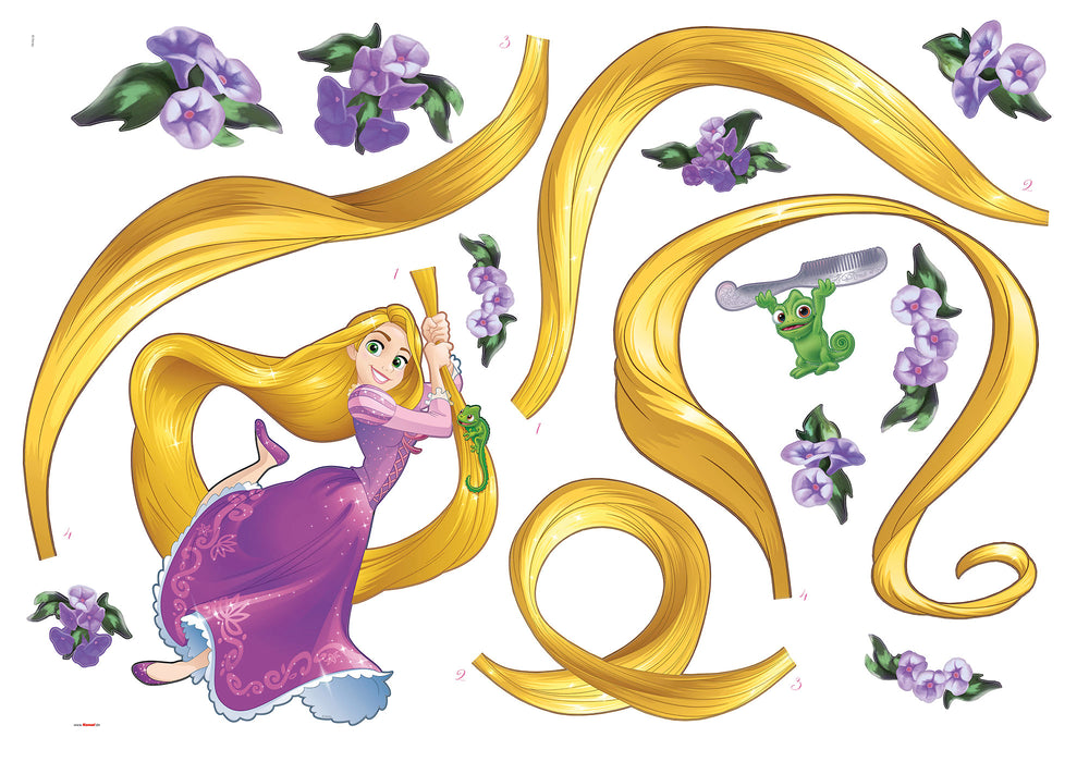 Wandtattoo | Rapunzel | 100 x 70 cm