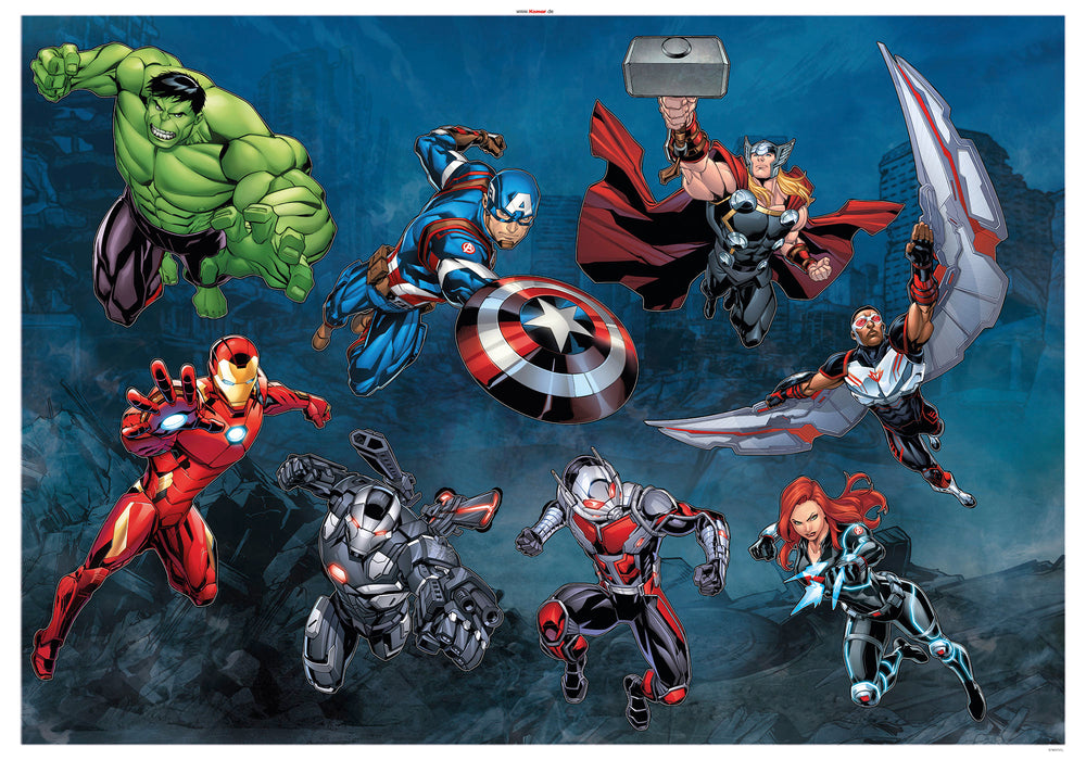 Wandtattoo | Avengers Action | 100 x 70 cm