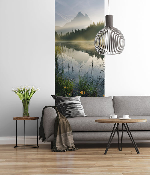 Digitaldruck Vlies Fototapete | Morning Mist | 100 x 280 cm