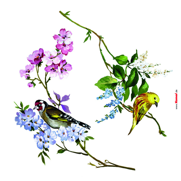 Komar NEU | Fenstersticker - Wedding Birds - Größe 31 x 31 cm