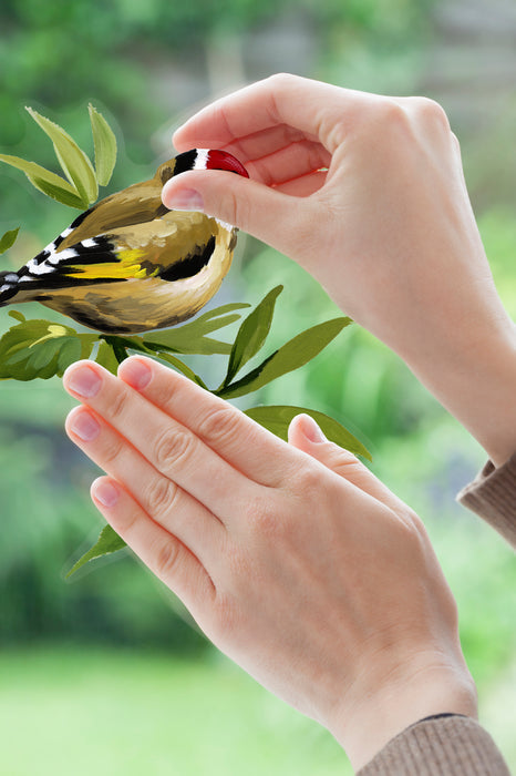 Komar NEU | Fenstersticker - Spring Fever - Größe 31 x 31 cm