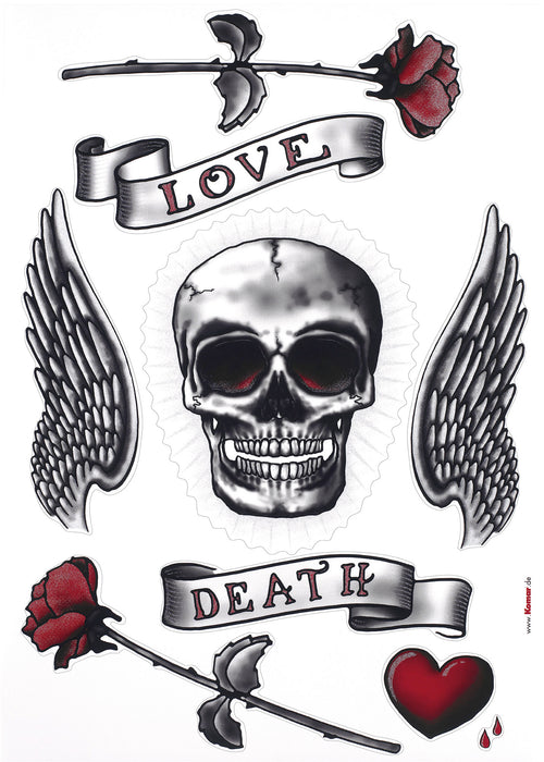 Komar NEU | Wandtattoo - Calavera - Größe 50 x 70 cm