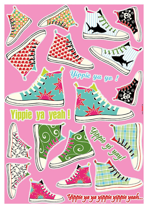 Wandtattoo | Sneakers | 50 x 70 cm