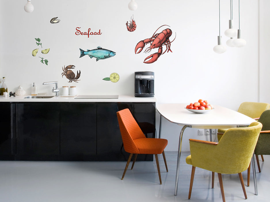Wandtattoo | Seafood | 50 x 70 cm