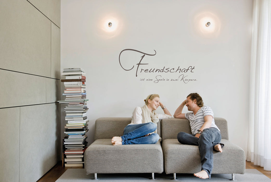 Wandtattoo | Freundschaft | 100 x 70 cm