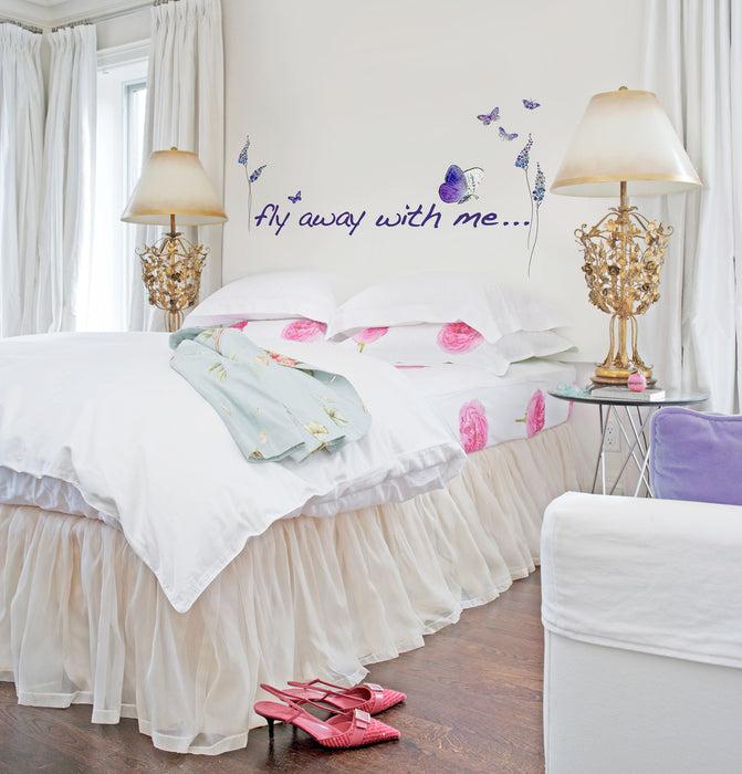 Wandtattoo | Butterflies | 100 x 70 cm