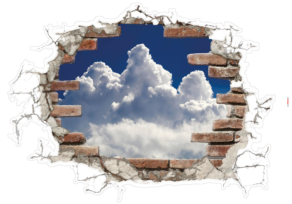 Wandtattoo | Break Out Clouds | 100 x 70 cm