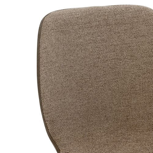 Tresenhocker | mySOLO | Sand meliert Schlamm | Gestell Schwarz