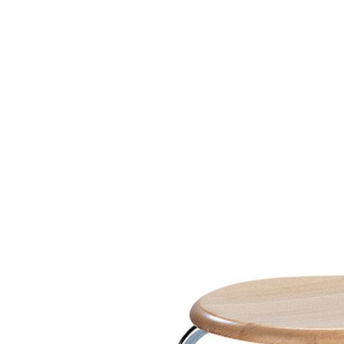 mayer | Hocker myLUPO | Buche lackiert | Gestell Chrom