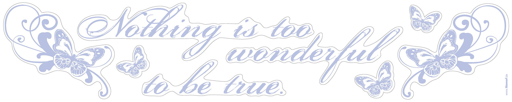 Wandtattoo | Wonderful | 14 x 70 cm