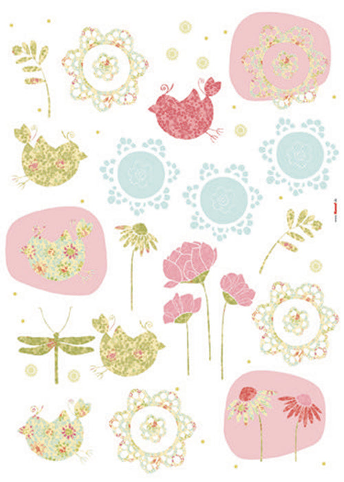 Komar NEU | Wandtattoo - Patchwork - Größe 50 x 70 cm