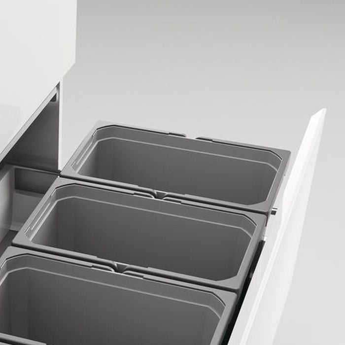 Naber | Cox® Box 275 K 900-4 Abfallsammler für vorhandene Auszüge Biodeckel hellgrau