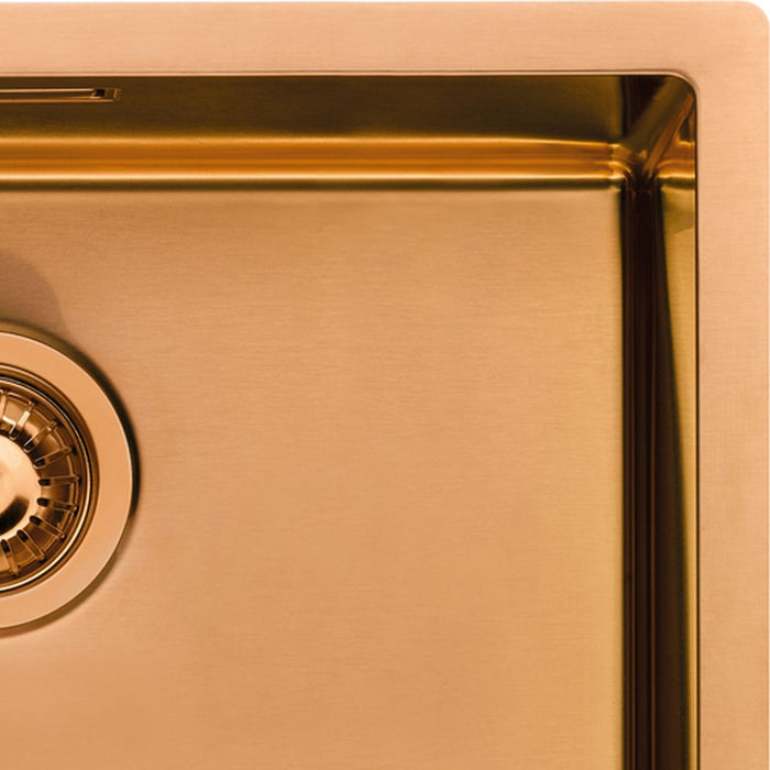 Naber | Lusso 1 | Einbauspüle | kupferfarbig | PVD-Beschichtung