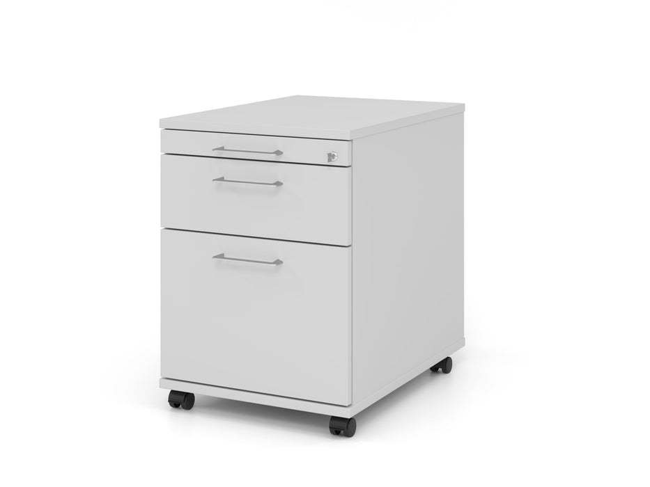 Hammerbacher | Rollcontainer 58cm, 1Schub, 1HR, Schl.BS Grau