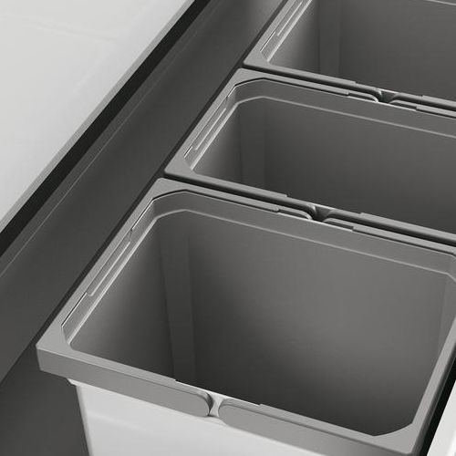 Naber | Cox® Box 275 K 1200-5 Abfallsammler für vorhandene Auszüge Biodeckel hellgrau