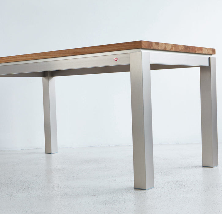 Wesco | Tischgestell 2/TG120, Tischgestell, edelstahlfarbig gebürstet