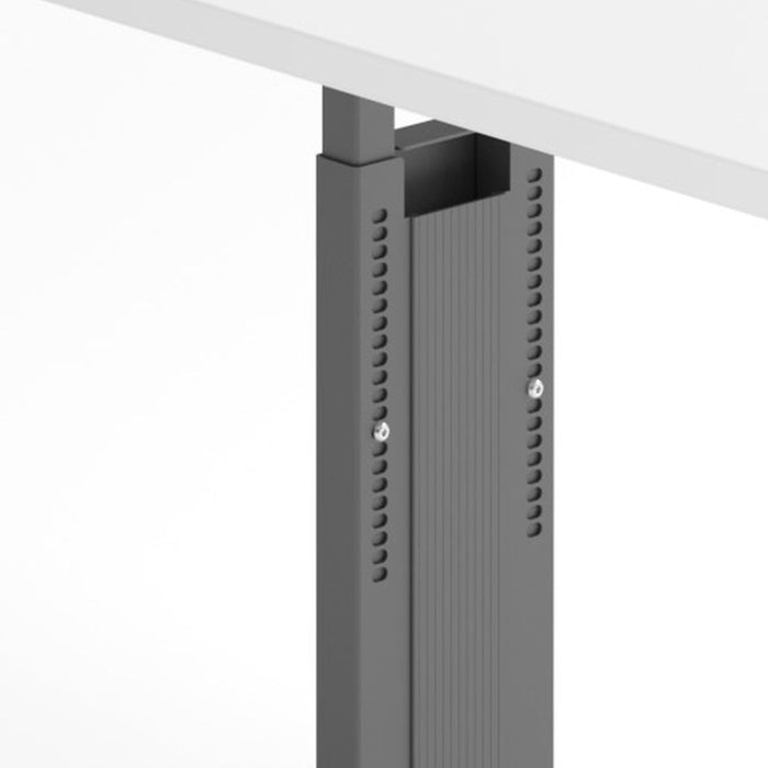 Hammerbacher | Schreibtisch C-Fuß 120x67cm Weiß / Graphit