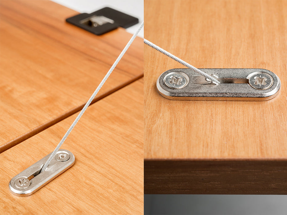 Klapptürmechanismus Miniwinch Abdeckung, 4kg, Stahl Kunststoff, Grau