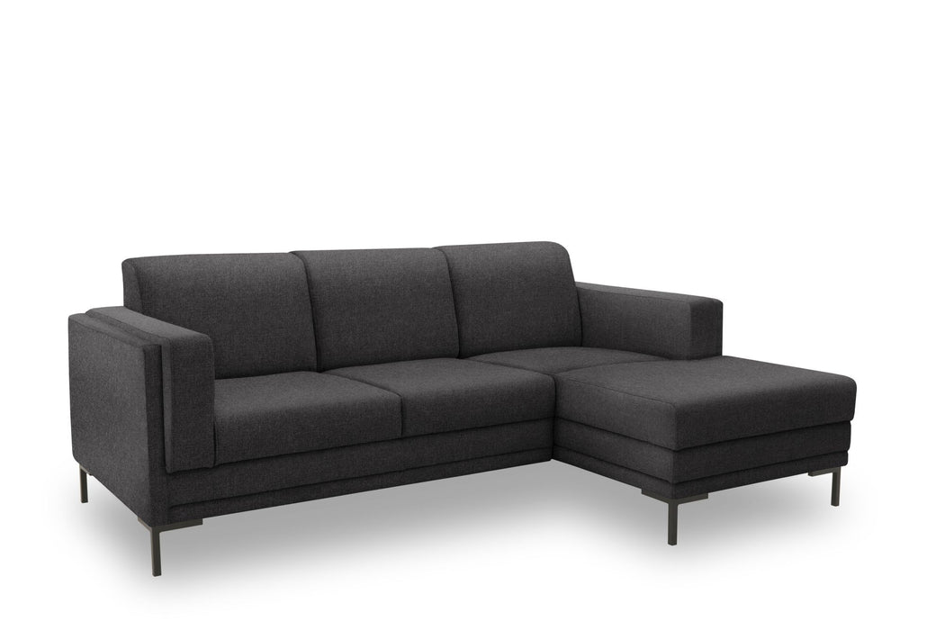 LOOKS VII Ecksofa Longchair | Sofa L-Form | Couch Polsterecke | Longchair rechts | 146x214 cm