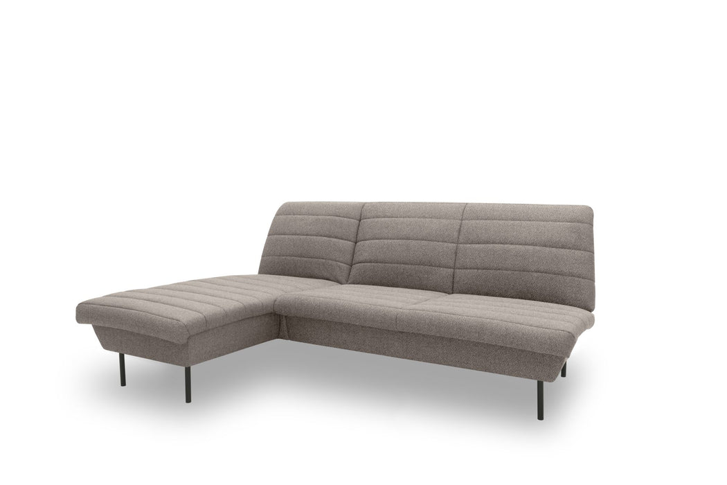 IX | Ecksofa Longchair | L-Form | links | attraktive Steppung